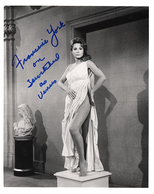Francine York Autographed Photos Frame